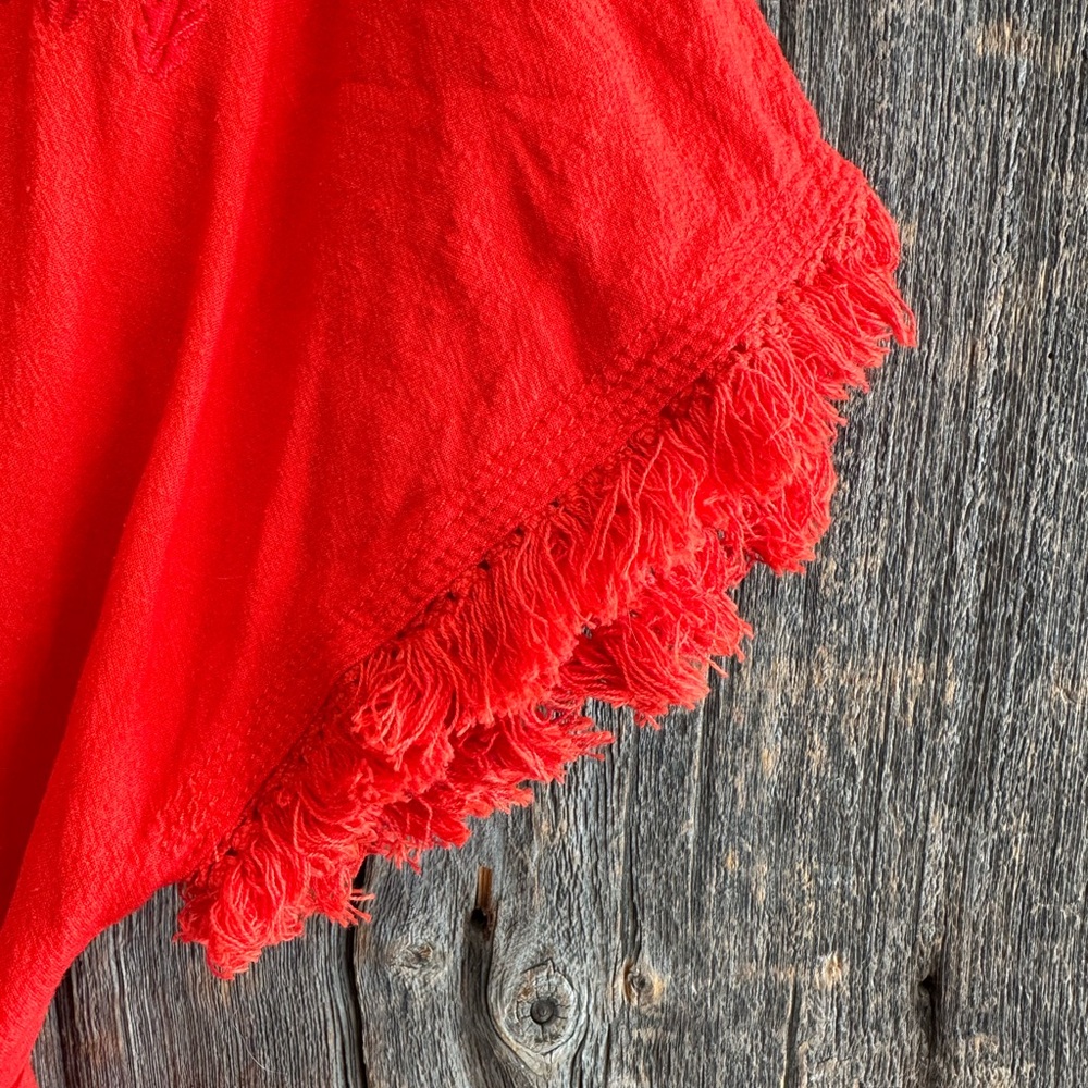 Madewell Red Dress with Belt - Picture 6 of 9